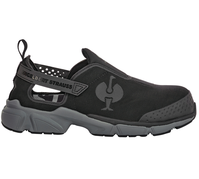 Main view, Safety Sandals, S1 Safety sandals e.s. Apiro, black
