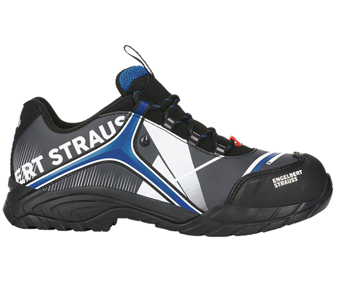 Main view, Safety Trainers, e.s. S3 Safety shoes Turais, graphite/gentianblue
