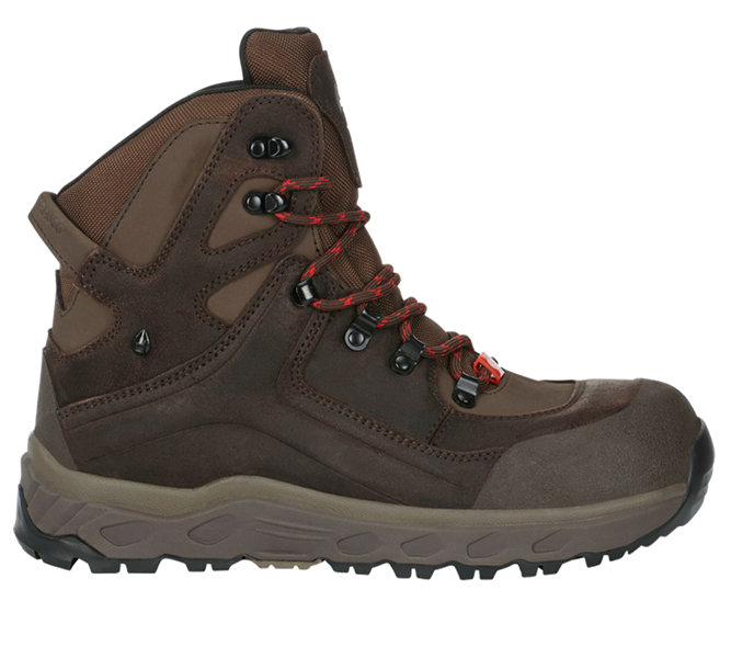 Main view, Footwear, S7S Safety boots e.s. Siom-x12 mid, chestnut/hazelnut