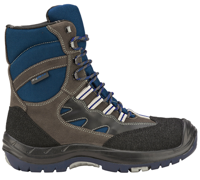 Main view, Safety Boots | Safety Wellingtons, S3 Safety boots Saalbach, grey/navy blue/black