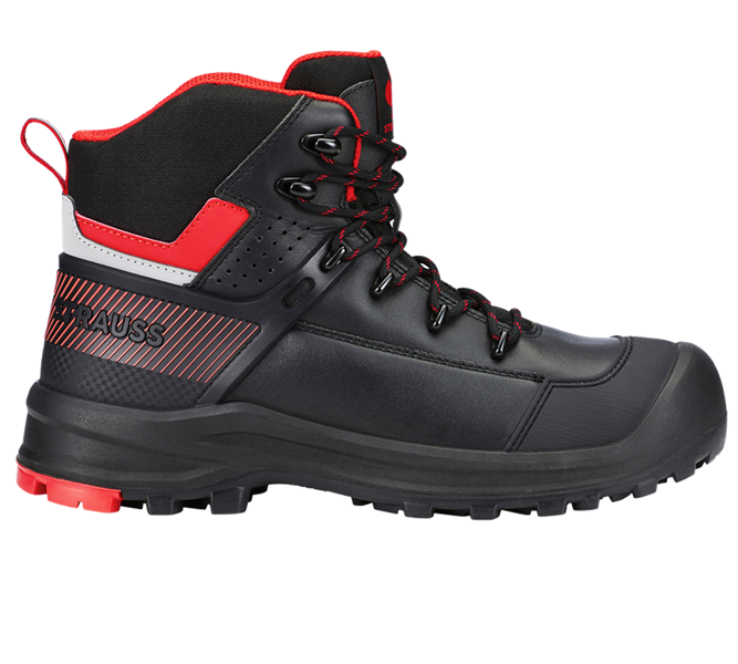 Main view, Footwear, S3 Safety boots e.s. Katavi mid, black/red