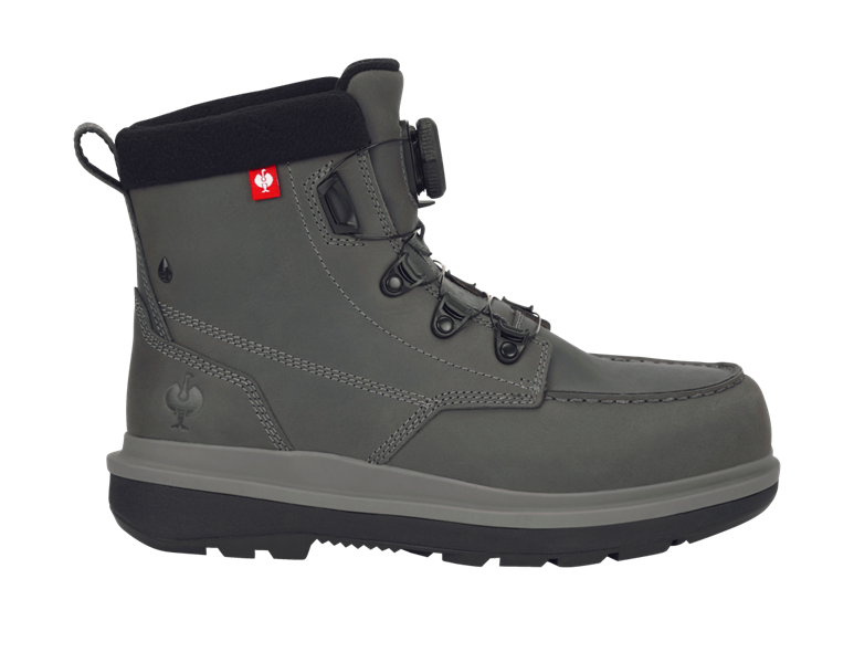 Main view, Footwear, S7S Safety boots e.s. Woodside mid, carbongrey