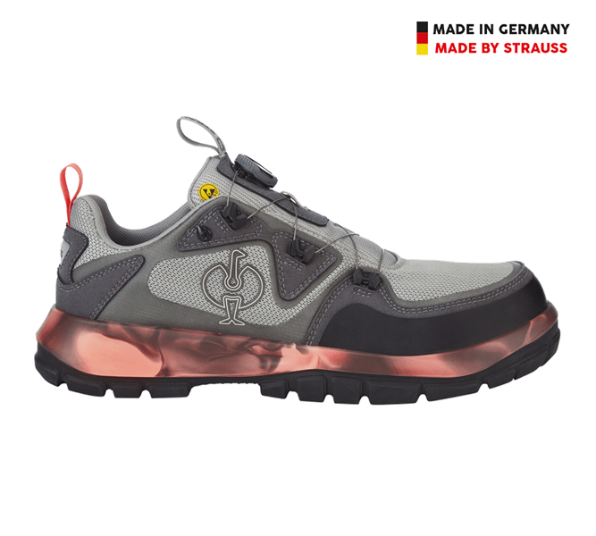 Main view, Footwear, S7S Safety shoes e.s. Altadena low, anthracite/high-vis orange