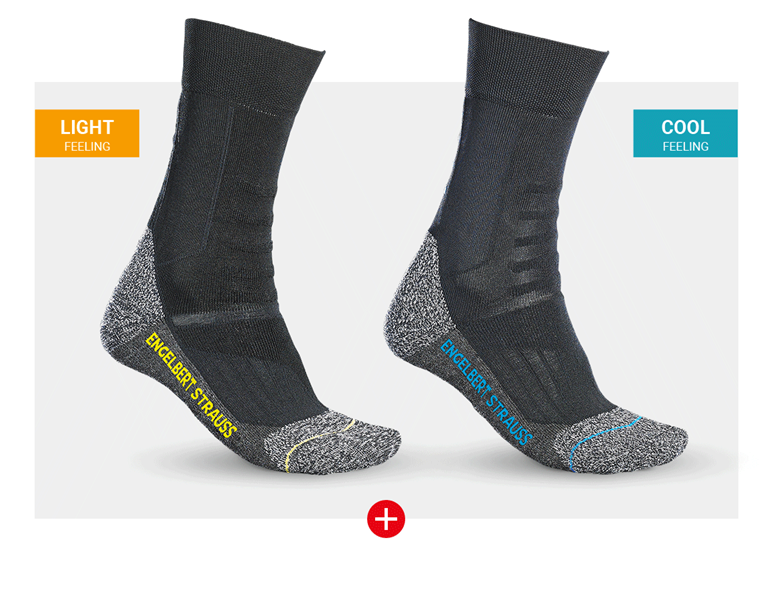 Main view, Combo-Sets, Sock test set e.s. Allround, black
