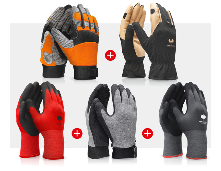 Main view, Combo-Sets, Gloves – professional set assembly II