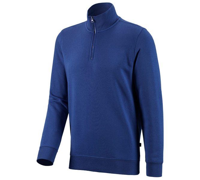 Main view, Plumbers / Installers, e.s. ZIP-sweatshirt poly cotton, royal