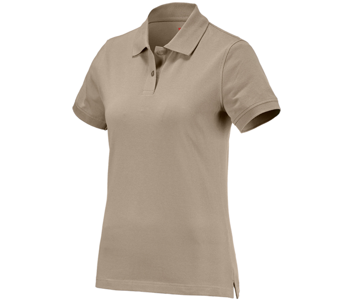 Main view, Shirts, Pullover & more, e.s. Polo shirt cotton, ladies', clay