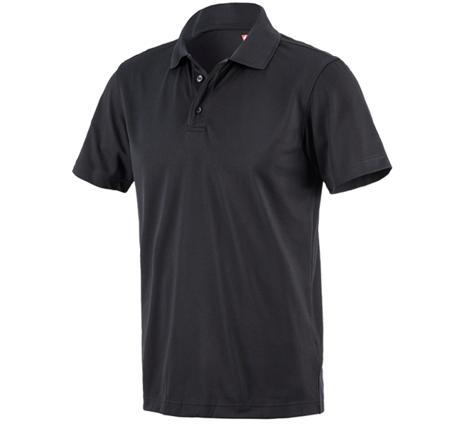 Main view, Men, e.s. Functional polo-shirt poly Silverfresh, graphite