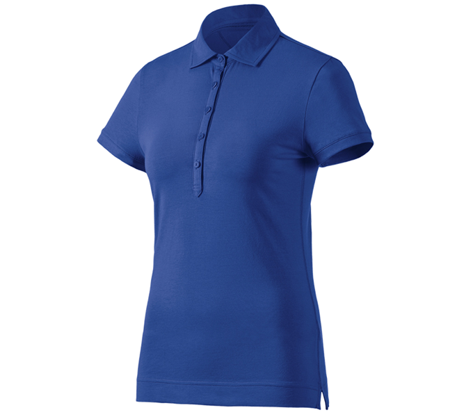 Main view, Shirts, Pullover & more, e.s. Polo shirt cotton stretch, ladies', royal