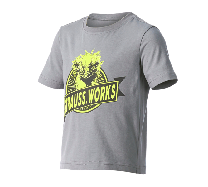 Main view, Shirts | Polos, e.s. T-shirt strauss works, children's, platinum