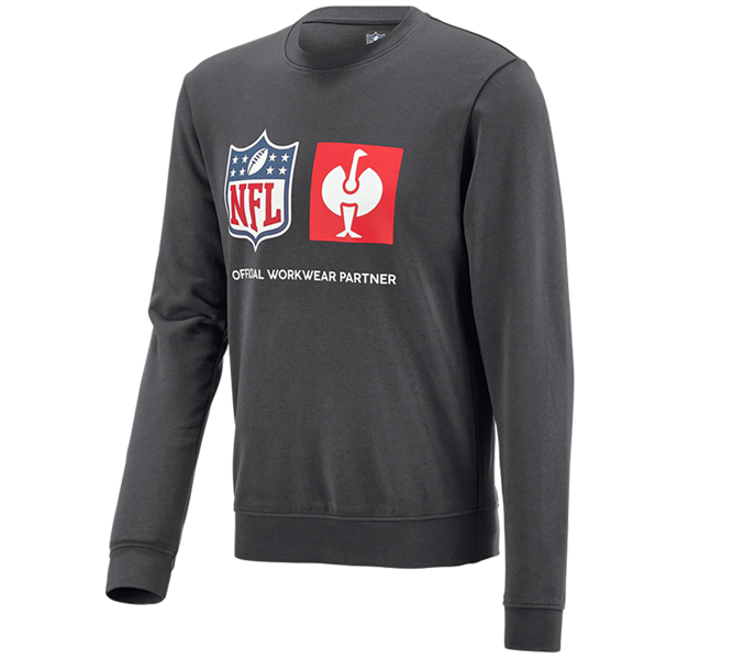Main view, Collaborations, NFL Sweatshirt cotton, carbongrey