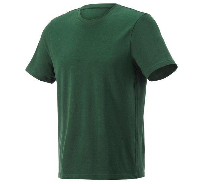 Main view, Shirts, Pullover & more, e.s. Piqué-T-shirt cotton light, green