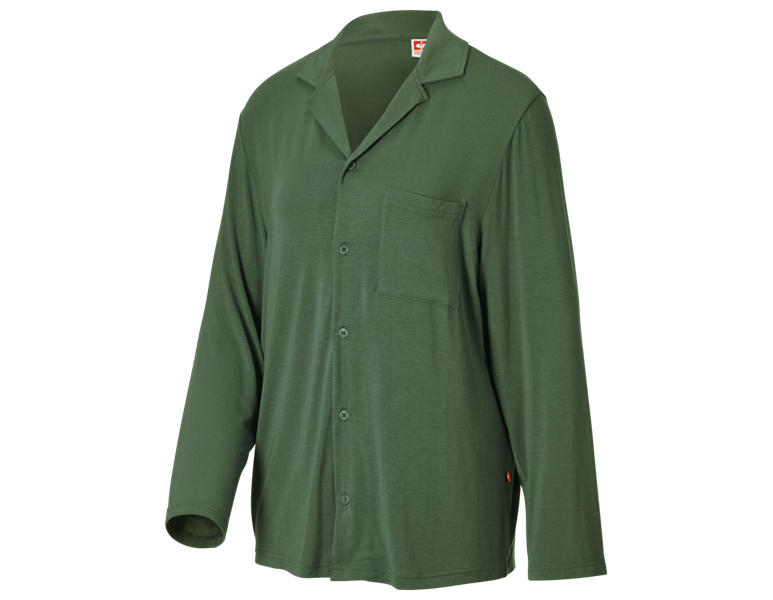 Main view, Small gifts, e.s. Modal pyjama top, ladies', nordicgreen