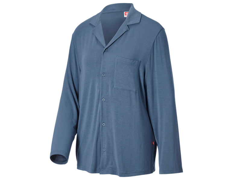 Main view, Homewear | Pyjamas, e.s. Modal pyjama top, ladies', nordicblue