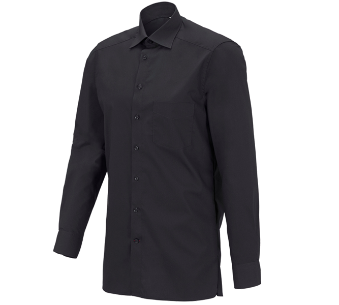 Main view, Basics, e.s. Service shirt long sleeved, black