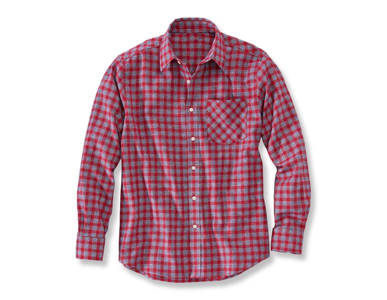 Main view, Shirts, Pullover & more, Cotton shirt Malmö, red/navy/white