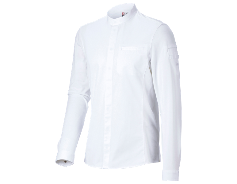 Main view, Clothing, e.s. Hybrid Chef’s Shirt, white