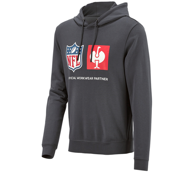 Main view, Clothing, NFL Hoodie cotton, carbongrey