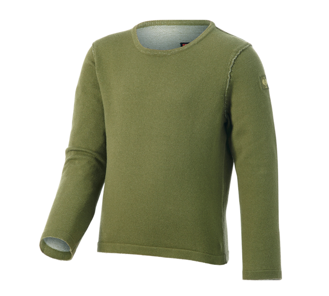 Main view, Shirts, Pullover & more, Knitted pullover e.s.iconic, children's, mountaingreen