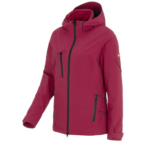 Main view, Winter Jackets, 3 in 1 functional jacket e.s.vision, ladies', berry