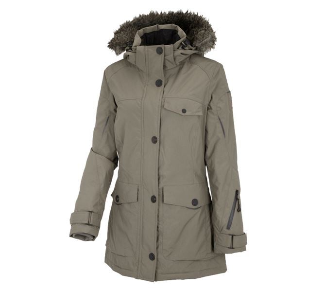 Main view, Cold, Winter parka e.s.vision, ladies', stone