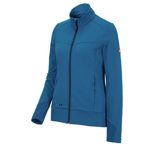 Main view, Work Jackets, FIBERTWIN®clima-pro jacket e.s.motion 2020,ladies', atoll/navy