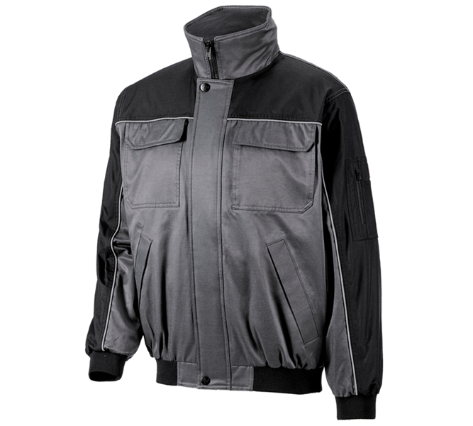 Main view, e.s.image, Functional jacket e.s.image, grey/black