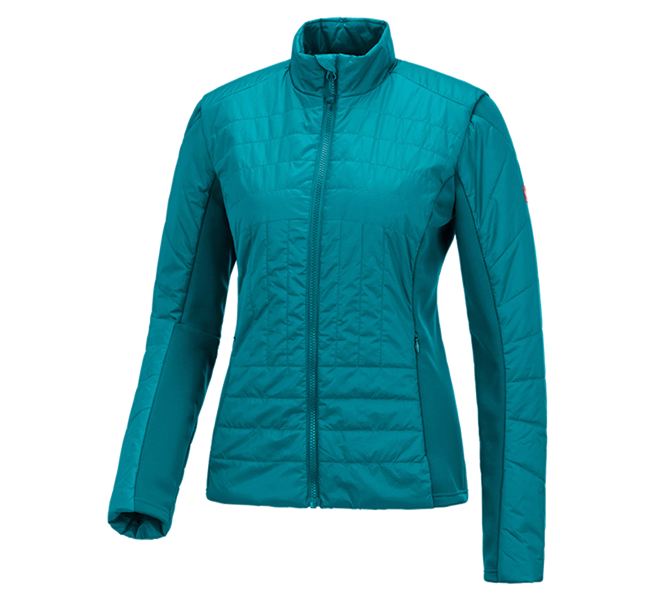 Main view, Work Jackets, e.s. Function quilted jacket thermo stretch,ladies, ocean