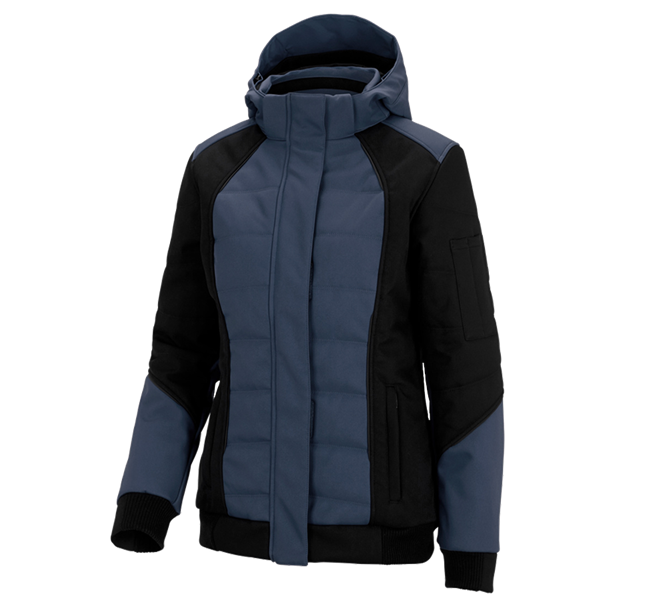 Main view, Plumbers / Installers, Winter softshell jacket e.s.vision, ladies', pacific/black