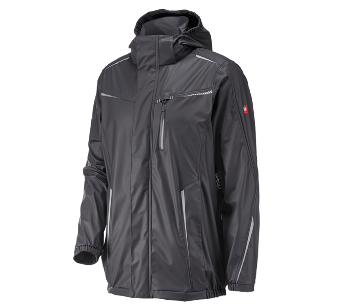Main view, Work Jackets, Rain jacket e.s.motion 2020 superflex, anthracite/platinum