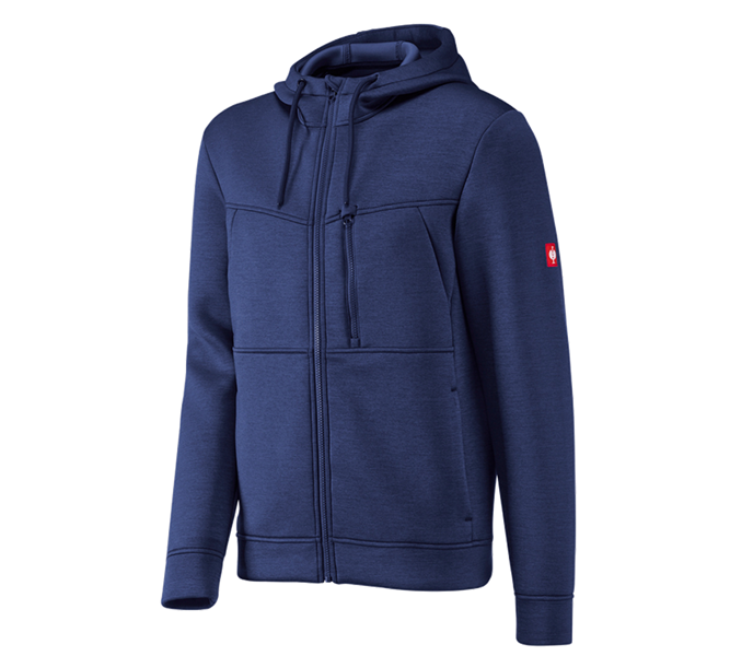 Main view, Plumbers / Installers, Hooded jacket climafoam e.s.dynashield, pacific melange