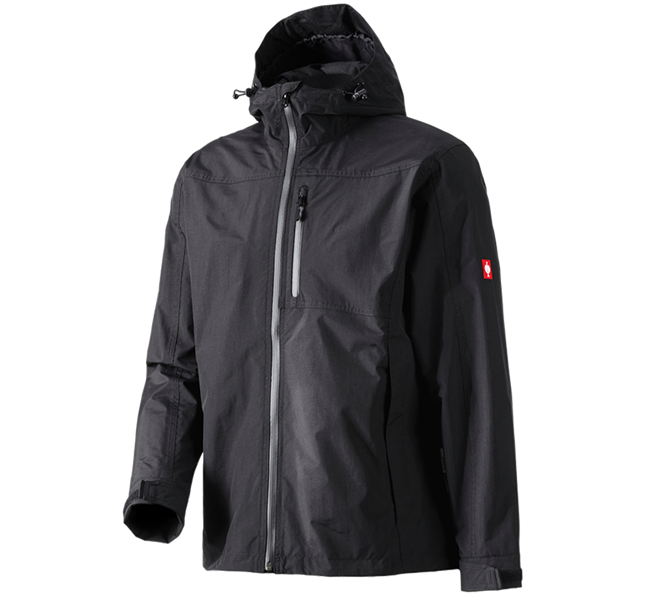 Main view, Rain Jackets, e.s. Rain jacket, black