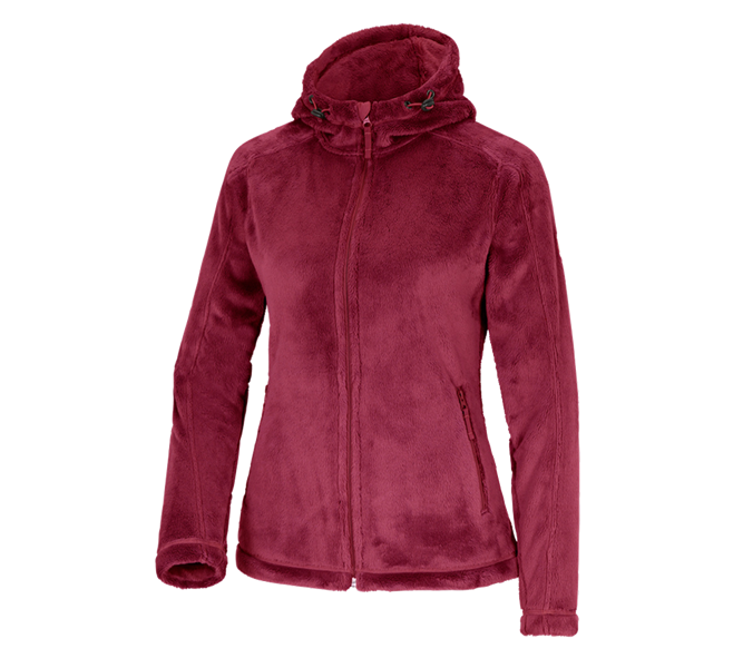 Main view, Overview of the e.s. collections, e.s. Zip jacket Highloft, ladies', ruby