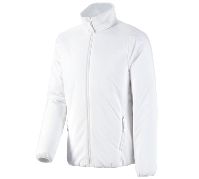 Main view, SALE, e.s. Padded jacket CI, white