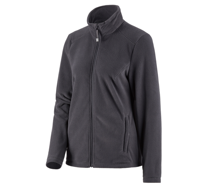 Main view, Fleece Jackets | Knitted Jackets, e.s. Fleece jacket CI, ladies', anthracite