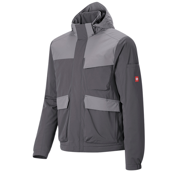 Main view, Clothing, Winter jacket e.s.trail pure, carbongrey/basaltgrey