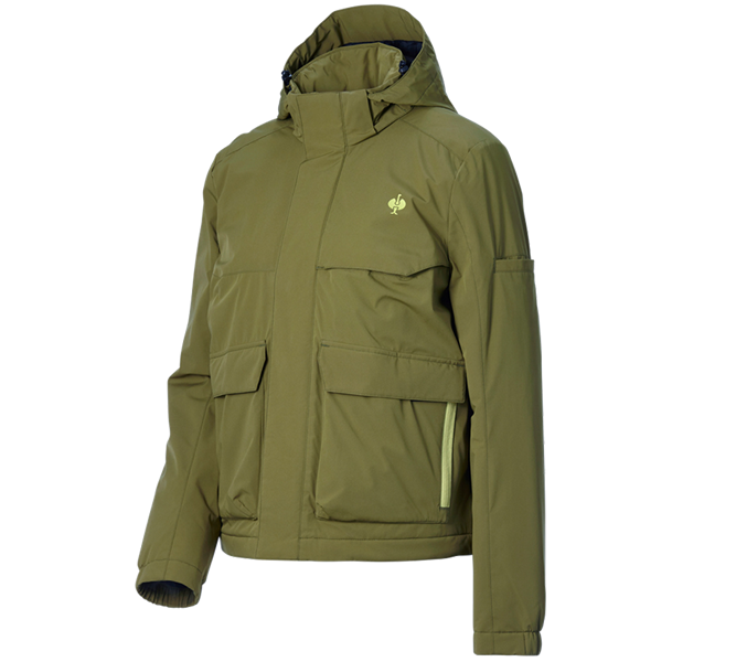 Main view, Work Jackets, Winter jacket e.s.trail, ladies', junipergreen/limegreen