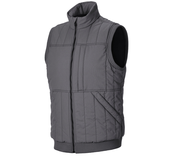 Main view, Work Body Warmer, Bodywarmer e.s.iconic, carbongrey