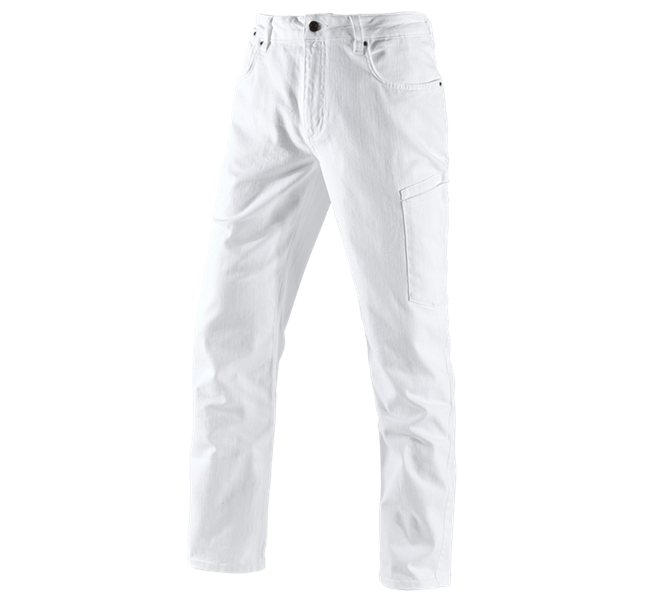 Main view, Medical | Healthcare, e.s. 7-pocket jeans, white