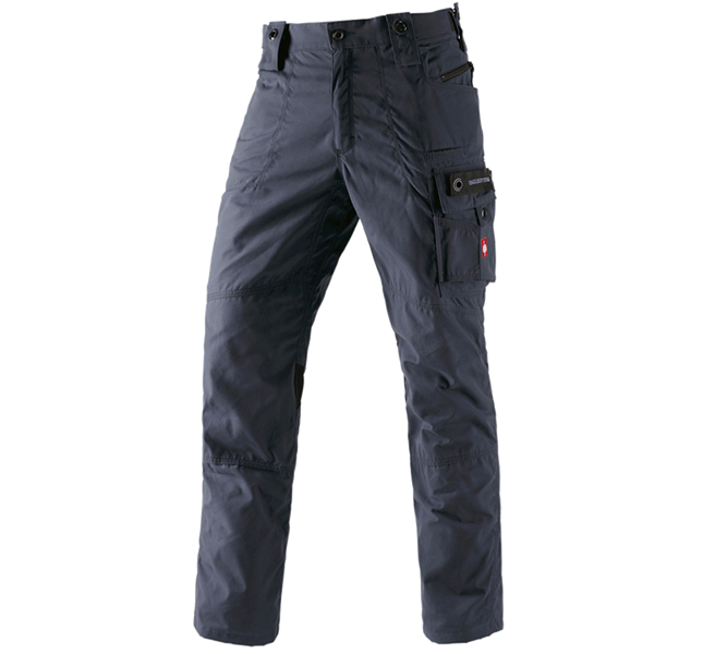 Main view, Trousers, e.s. Trousers cotton touch, midnightblue