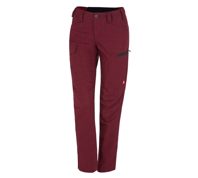 Main view, Topics, e.s. Trousers pocket, ladies', ruby