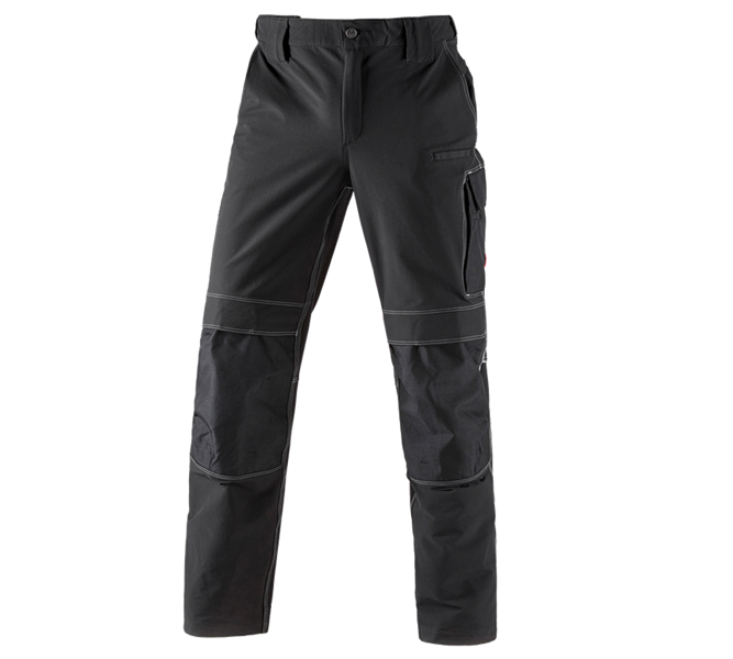 Main view, Work Trousers, Functional trousers e.s.dynashield, black