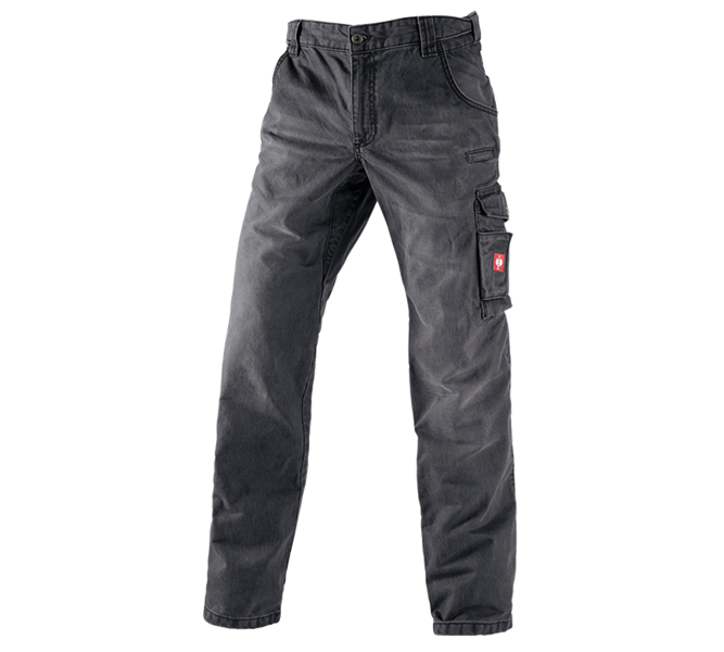 Main view, Work Trousers, e.s. Worker jeans, graphite