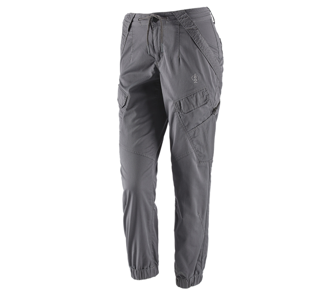 Main view, Women, Cargo trousers e.s. ventura vintage, ladies', basaltgrey
