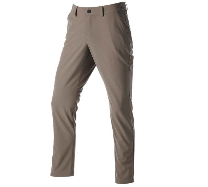Main view, Work Trousers, Trousers Chino e.s.work&travel, umbrabrown