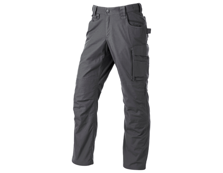 Main view, Topics, Trousers e.s.e:pic ripstop, carbongrey