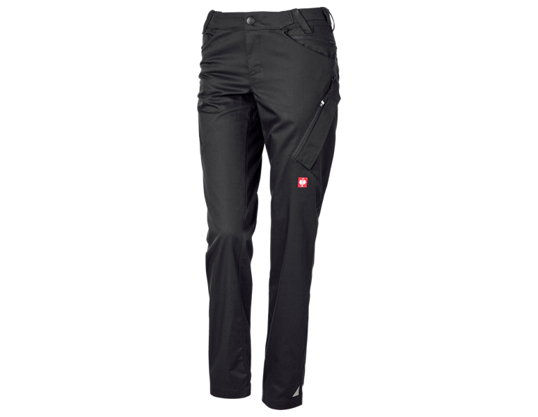Main view, Work Trousers, Multipocket trousers e.s.ambition, ladies', black