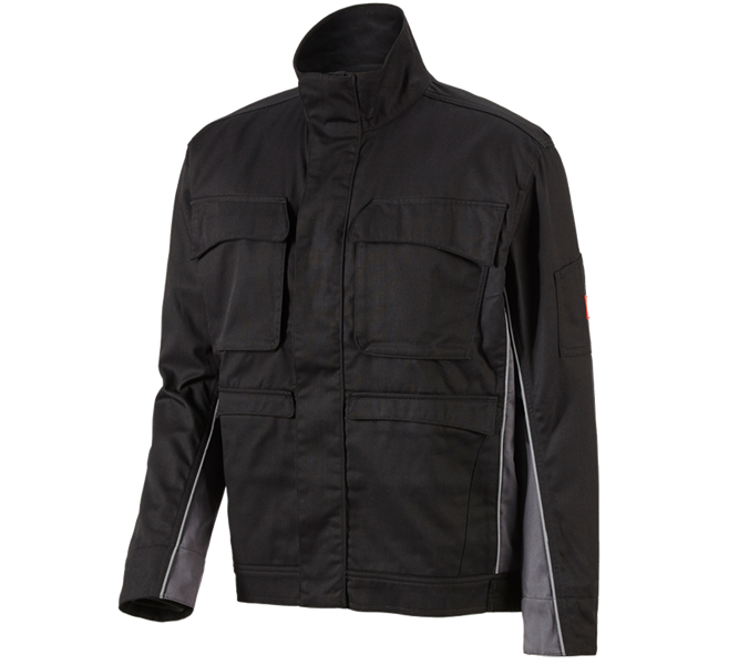 Main view, e.s.active, Work jacket e.s.active, black/anthracite