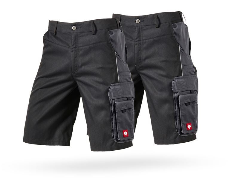 Main view, SALE, Combo-Set: 2x Shorts e.s.active, black/anthracite