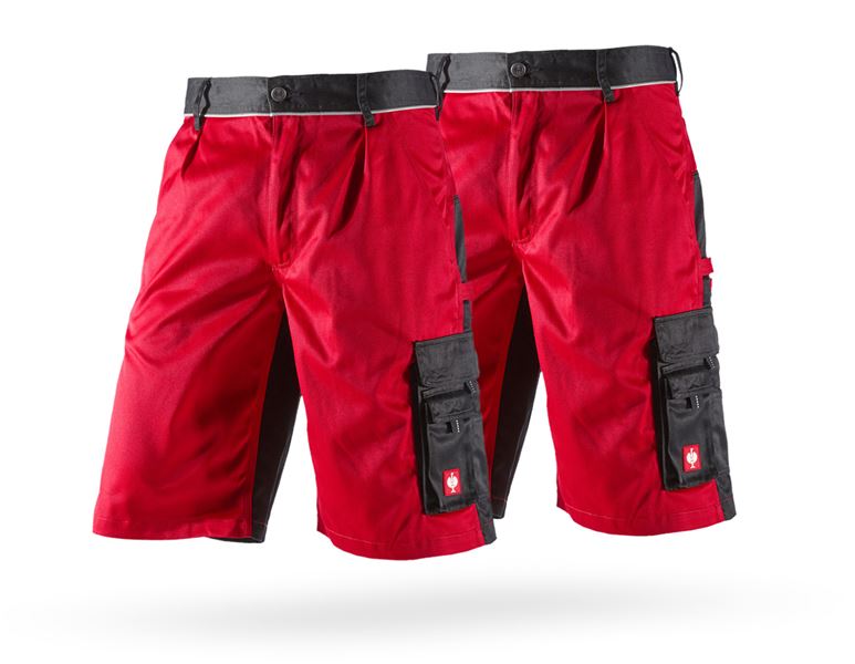 Main view, SALE, Combo-Set: 2x Shorts e.s.image, red/black